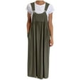 thumbnail image 1 of Hvyesh Overall Dress for Women Loose Adjutable Strap Jumper Dress Plus Size Casual Maxi Dresses with Pockets, 1 of 6