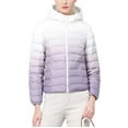 thumbnail image 1 of Hvyesh Plus Size Packable Puffer Jacket Women Gradient Down Coat Lightweight Full Zip Winter Coats Quilted Puffer Jackets, 1 of 7