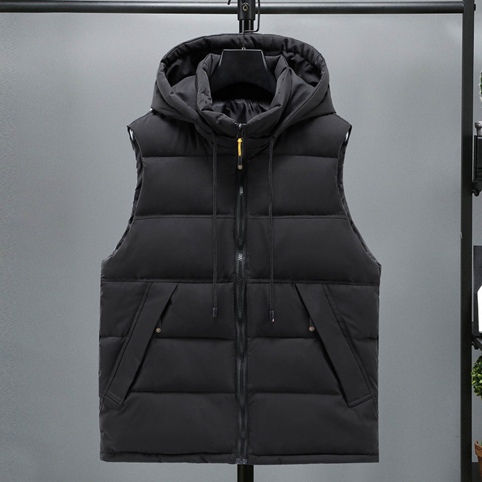 Ozark Trail Women's and Women's Plus Hooded Puffer Vest, Mid