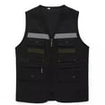 thumbnail image 1 of Hvyesh Plus Size Safety Vest for Men and Women Zipper Up Activity Event Waistcoat Lightweigh Work Gilet, 1 of 2