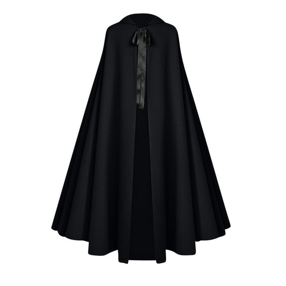 Hvyesh Renaissance Cloak Men Women Medieval Renaissance Costume Cloak Velvet Cape with Hood