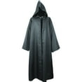 thumbnail image 1 of Hvyesh Renaissance Cloak Men and Women Medieval Costume Long Cloak with Hood, 1 of 2