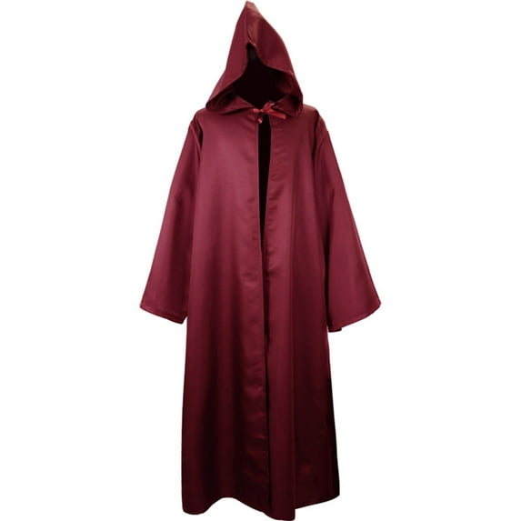 Hvyesh Renaissance Cloak Men and Women Medieval Costume Long Cloak with Hood