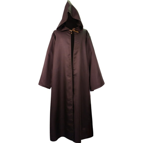 Hvyesh Renaissance Cloak Men and Women Medieval Costume Long Cloak with Hood