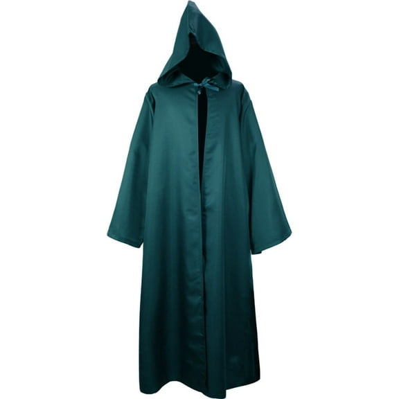 Hvyesh Renaissance Cloak Men and Women Medieval Costume Long Cloak with Hood