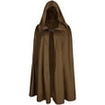thumbnail image 1 of Hvyesh Renaissance Costume Medieval Viking Hooded Cape Halloween Vintage Cloak for Men Women, 1 of 4