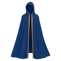 Hvyesh Renaissance Hooded Cape Vintage Medieval Cloak with Hood Halloween Costume