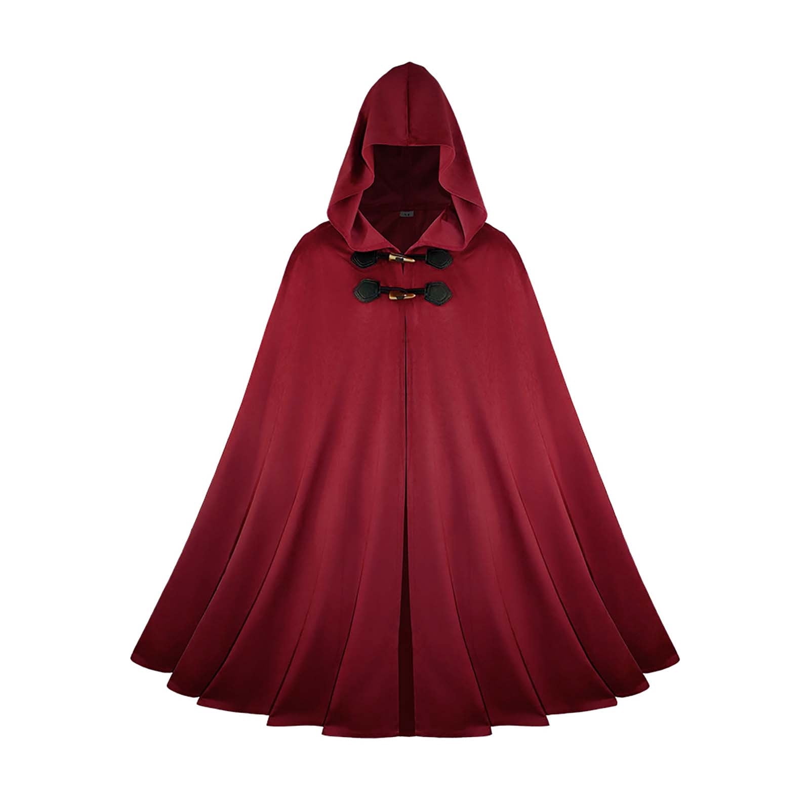 Hvyesh Renaissance Hooded Cloak - Medieval Ranger Cloak, Cosplay Cape ...