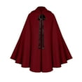 thumbnail image 1 of Hvyesh Renaissance Hooded Cloak Men Women Medieval Cape with Hood Trendy Capelet for Hobbit Halloween Costume Party Fancy Cape, 1 of 3