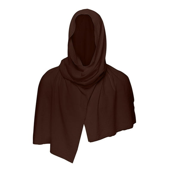 Hvyesh Shawl Scarf Shaman Cowl Medieval Costume Women Men Fashion Shawl Scarf Cape Hooded Cowl Medieval Cowl Hood Vintage Goth Costume