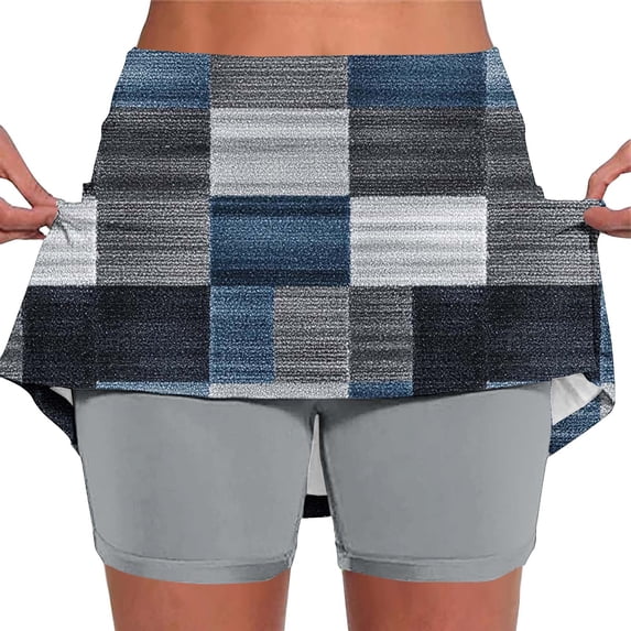 Hvyesh Skorts for Women,Women's Casual Athlete Tennis Skirts,Sports Lightweight Golf Workout Skort with Pockets