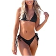 thumbnail image 1 of Hvyesh Summer Swimsuits for Women Tankinis Women Triangle Bikini Sets Halter Two Piece Swimsuit String Tie Side Bathing Suit, 1 of 6