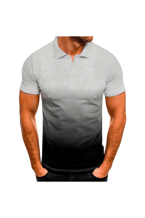 Tshirts Shirts for Men Short Sleeve Casual Sports Shirt Fashion 3D Gradient T Shirt Summer Round Neck Shirt Pullover