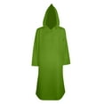thumbnail image 1 of Hvyesh Unisex Medieval Hooded Robe Halloween Cosplay Costume Renaissance Long Hooded Cloak Gothic Holiday Long Dress Pullover Robe, 1 of 7