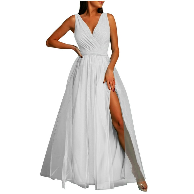 Sexy Vacation Stripe Patchwork Slit V Neck Sleeveless Two Pieces Sexy Vacation Stripe Patchwork Slit V Neck Sleeveless Two Pieces
