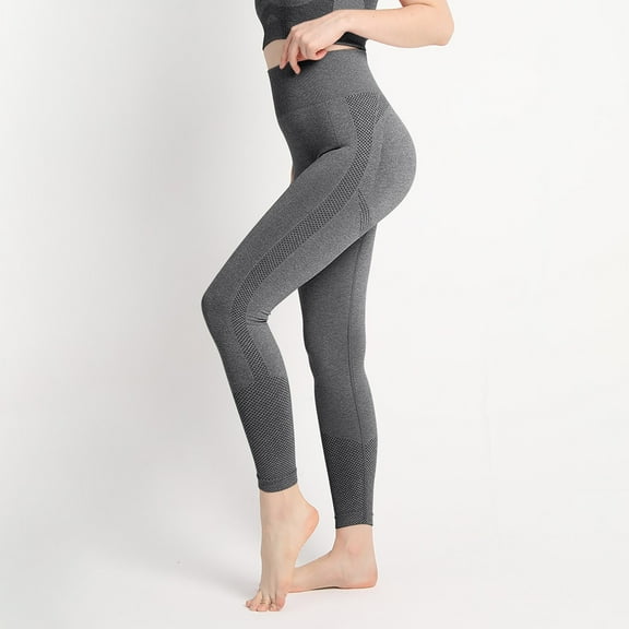 Hvyesh Women High-Waist Yoga Pants Comfy Stretch Butt-Lifting Yoga Leggings Smooth & Comfortable, Moisture-Wicking Leggings for Women