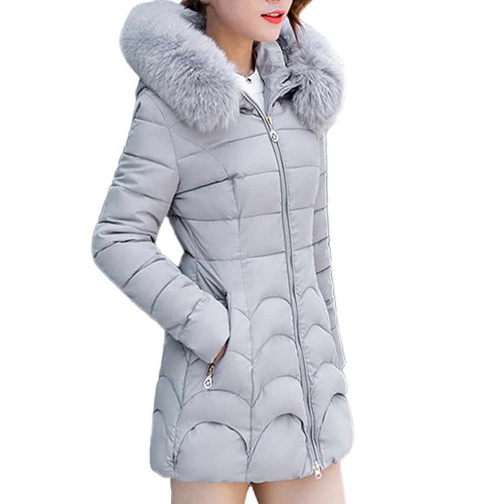 Hvyesh Women Puffer Jacket 2025 Winter Thicken Zipper Puffer