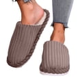 thumbnail image 1 of Hvyesh Women Slippers Plush House Bedroom Slippers for Woman Closed Toe Ladies Slides, 1 of 8