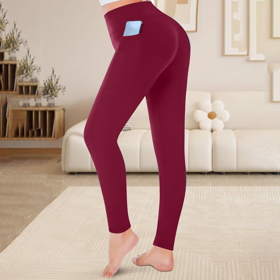 Hvyesh Women Workout Leggings Plus Size High Waisted Yoga Pants Tummy Control Athletic Gym Running Cycling Yoga Pants