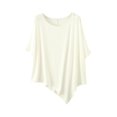 thumbnail image 1 of Hvyesh Women's Batwing Sleeve Tops Loose Solid Sheer Caftan Poncho Tunic Top Blouse Summer Oversized Shirts, 1 of 4