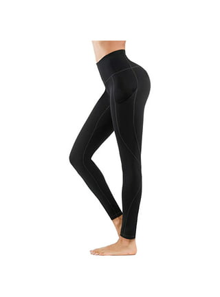 ZQGJB Yoga Pants for Women Non See Through-High Waisted Tummy Control  Tights Leggings Solid Color Workout Sports Running Athletic Skinny Pants  Army