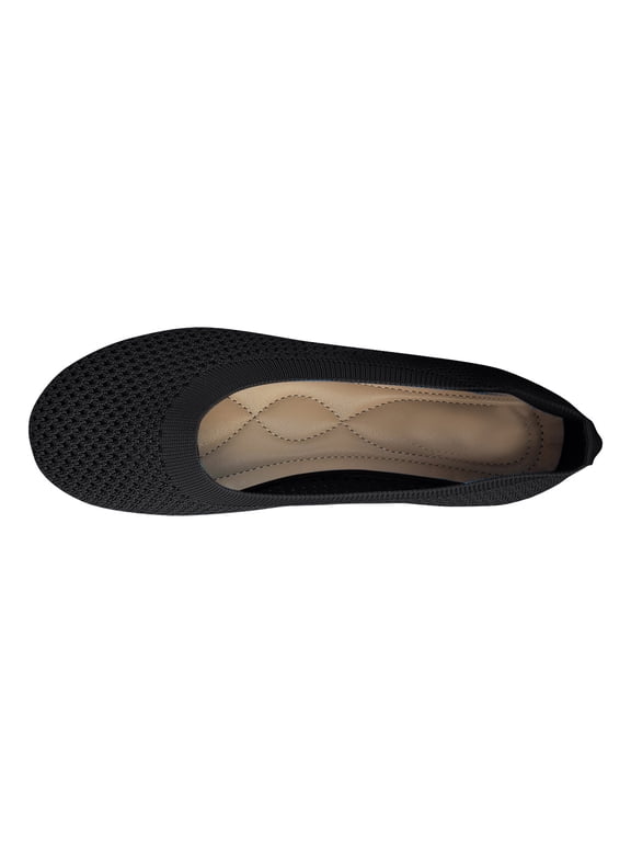 Women's Mesh Flats Shoes Breathable Slip on Shoes Casual Mesh Flats Comfortable Tennis Workout Sneakers Athletic Walking Shoes
