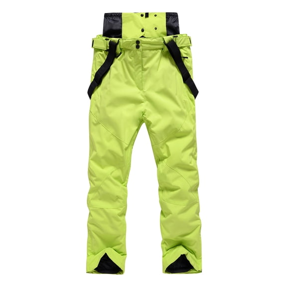 Hvyesh Women's Snow Bibs Ski Waterproof Windproof Insulated Overalls Ripstop Snowboard Pants Winter