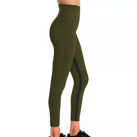 Hvyesh Women's Workout Leggings High Waisted Tummy Control Yoga Pants Skinny Butt Lifting Tights Athletic Running Activewear Leggings