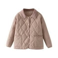 thumbnail image 1 of Hvyesh Womens Lightweight Quilted Jacket Winter Button Down Puffer Jackets Plus Size Crew Collar Warm Coats Outerwear, 1 of 8