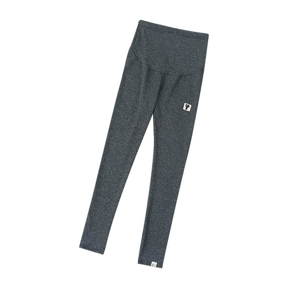 Hvyesh Womens Maternity Leggings Over The Belly High Waisted Yoga Workout Pregnancy Pants Activewear for Women High Waist Butt Lift Maternity Legging