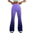 thumbnail image 1 of Hvyesh Womens Wide Leg Yoga Pants Casual Tie Dye Lounge Sweatpants High Waist Comfy Loose Jogger Trousers with Pockets Purple,XL, 1 of 4