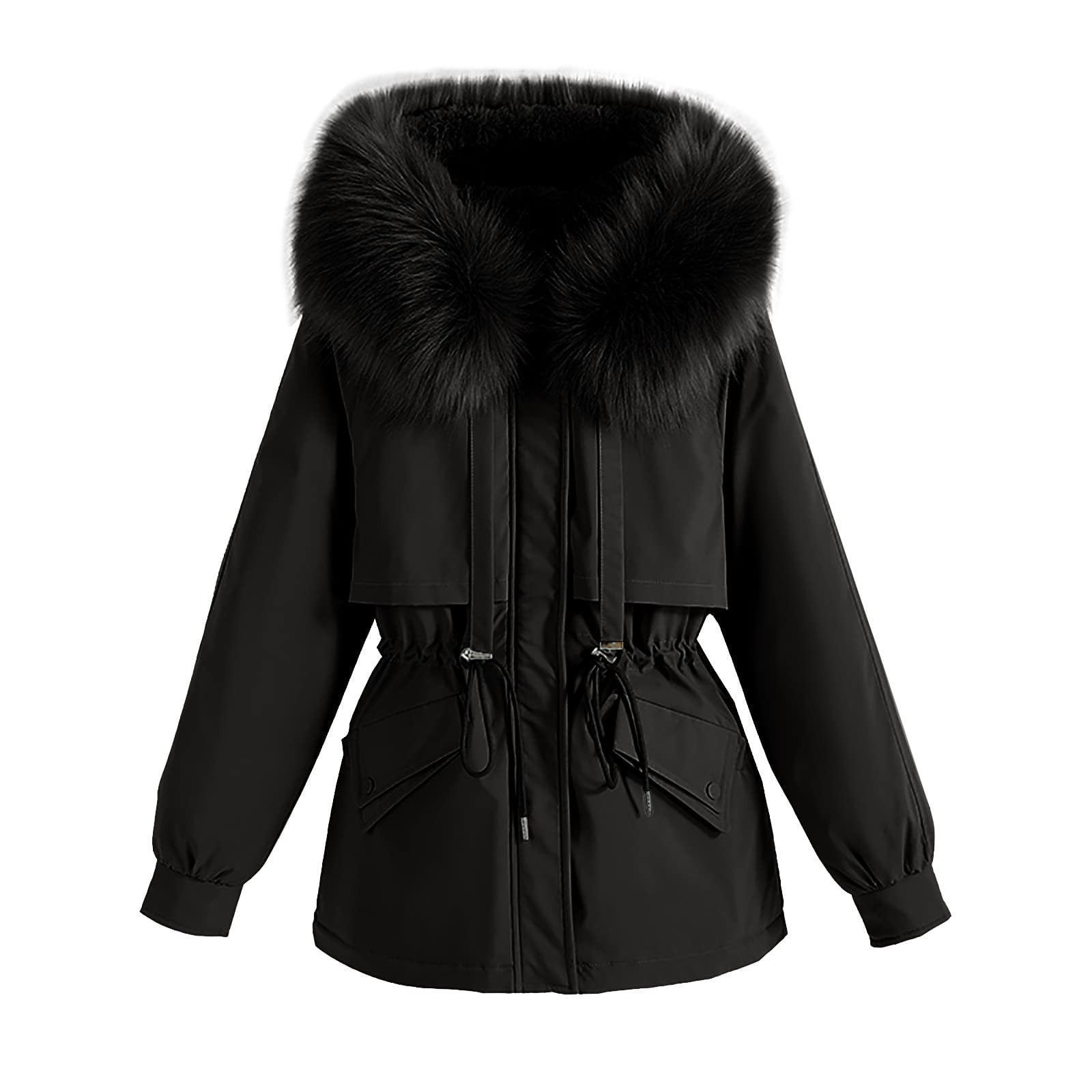 Manteau Long Femme – Fausse Fourrure – Doudouné Matelassé – Chaud D'hiver – Coupe Loose – Beige