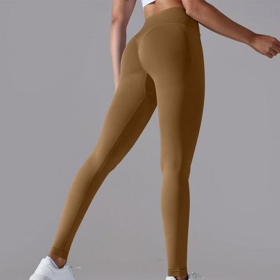 Hvyesh Workout Leggings for Women Tummy Control Skinny Yoga Pants High Waisted Stretchy Compression Gym Athletic Pants