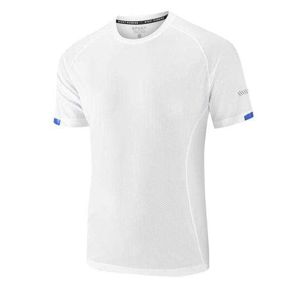 Hvyesh Workout Shirts for Men Athletic Running Gym Quick Dry Short Sleeve Performance Moisture Wicking T Shirt