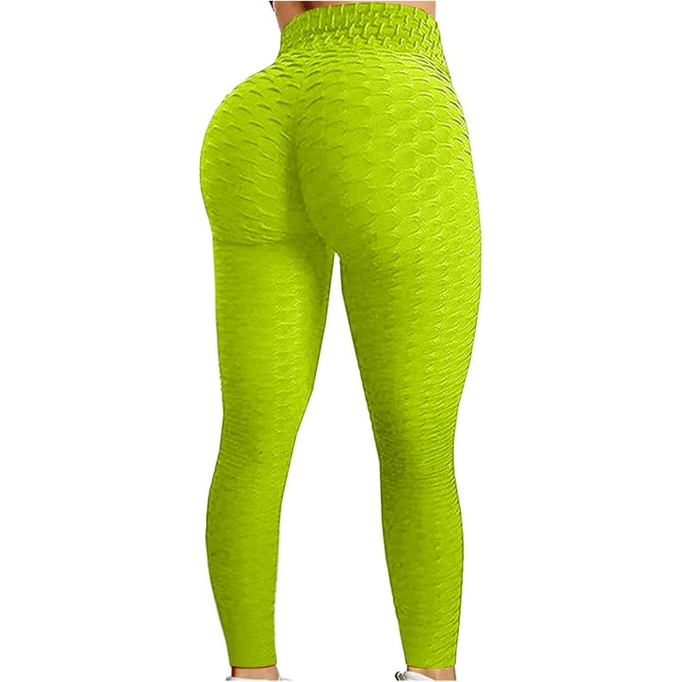 Hvyesh Women's Yoga Pants Plus Size Legging Gym High Wiast Pants Stretch  Tummy Control Trousers Print Tall Long Pants 