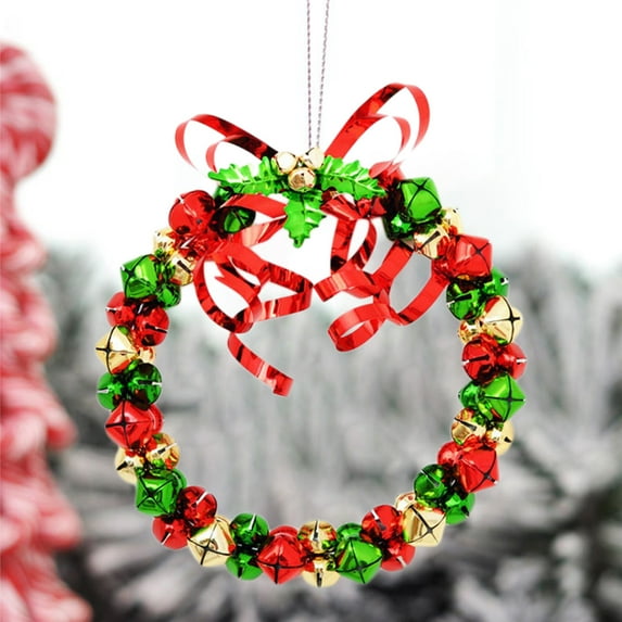 Hwkond Up to 50% off Christmas Indoor Decoration Christmas Lights Decorative Wreaths Glowing Wreaths Artificial Christmas Wreaths Door And Window Hanging Decoration,MulticolorC
