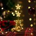 thumbnail image 1 of Hwkond Up to 50% off Christmas Indoor Decoration Christmas Window Lights Decorations, Battery Powered Christmas Window Hanging Warm White Lighted LED Sucker Lamp,WhiteB, 1 of 5