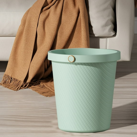 Hwkond Up to 70% Off Trash Can Plastic Thickened Rubbish Bin Household High Value No Lid Kitchen Bathroom Pressure Ring Waste Basket Suitable For Home Kitchen Bathroom Garage