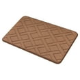 thumbnail image 1 of Hwkond Bath Mats for Bathroom, Bathroom Absorbent Floor Mat Is Machine Washable Soft And Quickly Absorbs Water Bath Rugs Ensuring Stable And Non Slip Bathroom Floor Mat,Coffee,15.74x23.62in, 1 of 6