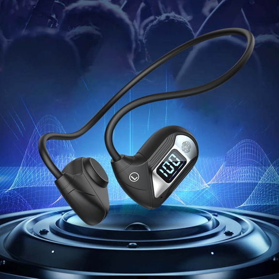 Hwkond Bluetooth Earbuds Earless Conduction Ultra-long Wireless Bluetooth Sports Neck Headset 25% Off Promotion
