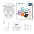 thumbnail image 1 of Hwkond Bluetooth Earphone 2024 New C9pro Bluetooth 5.3 Earphone In-ear Wireless Sports Mini Transparent Bin Design Sports Makaron Up to 25% Off, 1 of 2