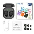thumbnail image 1 of Hwkond Bluetooth Earphone 2024 New C9pro Bluetooth 5.3 Earphone In-ear Wireless Sports Mini Transparent Bin Design Sports Makaron Up to 25% Off, 1 of 3