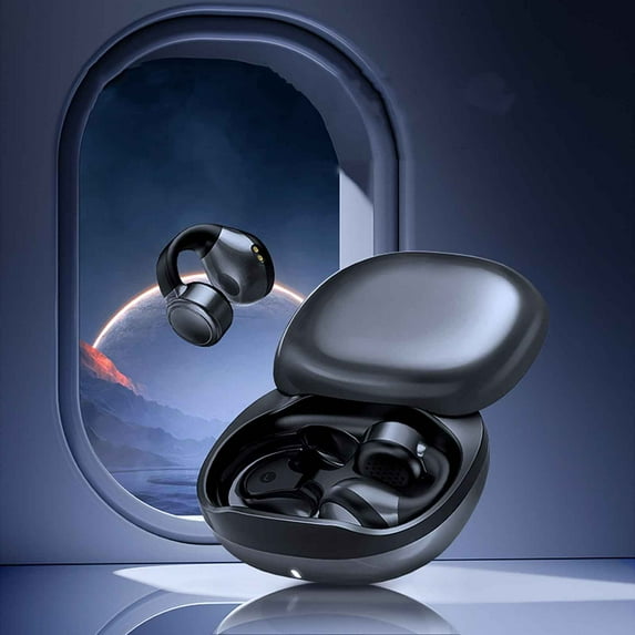 Hwkond Bluetooth Earphone Bluetooth Wireless Headset Ear Clip Type Open Exercise Without Entering Ear Conduction Long Talk Duration Up to 25% Off