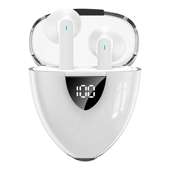 Hwkond Bluetooth Earphone G39 Bluetooth Headset, Binaural Digital Display With Transparent Charging Compartment, Noise Reduction Wireless Headset Up to 25% Off