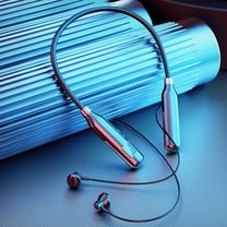 Hwkond Bluetooth Headphones Neck-mounted Bluetooth Headset With Large Battery Capacity And Digital Display For Sports Games. Neck-mounted Bluetooth Headset With Card Insertable