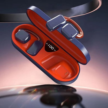 Hwkond Bluetooth Headphones Wireless Earbuds Wireless Bluetooth Headphones IPX5 Sports On-ear Earbuds Use Remaining Power Display And Stereo HiFi Sound Bluetooth Earphones With Long Battery Life