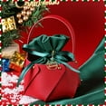 thumbnail image 1 of Hwkond Christmas Bags of Candy Christmas Bags Leather Tote Bucket Christmas Eve Velvet Gift Bags Christmas Fruit Candy Cloth Velvet Bags Up to 70% Off, 1 of 2