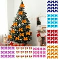 thumbnail image 1 of Hwkond Christmas Decorations Outdoor 12pc Christmas Decorations 5.5cm Mini Small Christmas Tree Hanging Ornaments,Orange on Clearance, 1 of 6