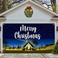 thumbnail image 1 of Hwkond Christmas Decorations Poster Of Christmas Cover Garage Door, Wall Murals, Winter,outdoor, Large Door Decoration For Interior And Exterior Decoration Of Christmas, 1 of 5