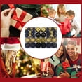 thumbnail image 1 of Hwkond Christmas Gift On Clearance 101PCS Christmas Ball Ornaments Christmas Tree Decoration Holiday Multiple Styles Ornaments For Christmas Trees Party Ball Decoration (Black,1.18In), 1 of 2
